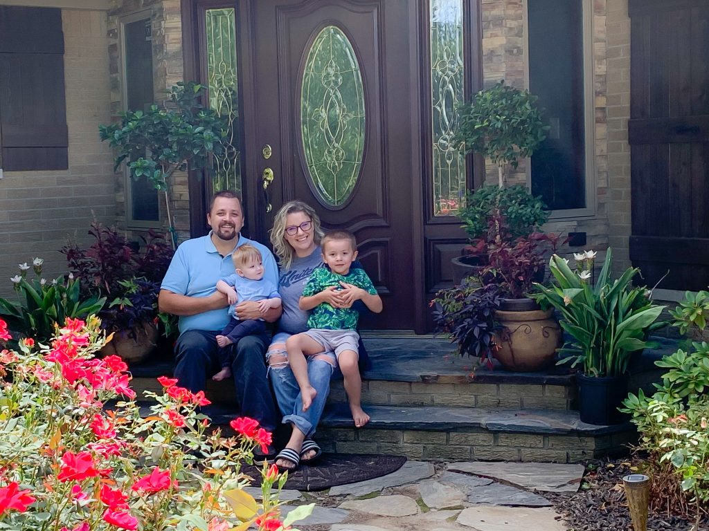 Stephanie and Byron Solheim and their children Wesley and Liam